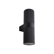 Applique murale double KYKLOP Ripple Maxi Métal Noir E27 - NORDLUX 2618231003 