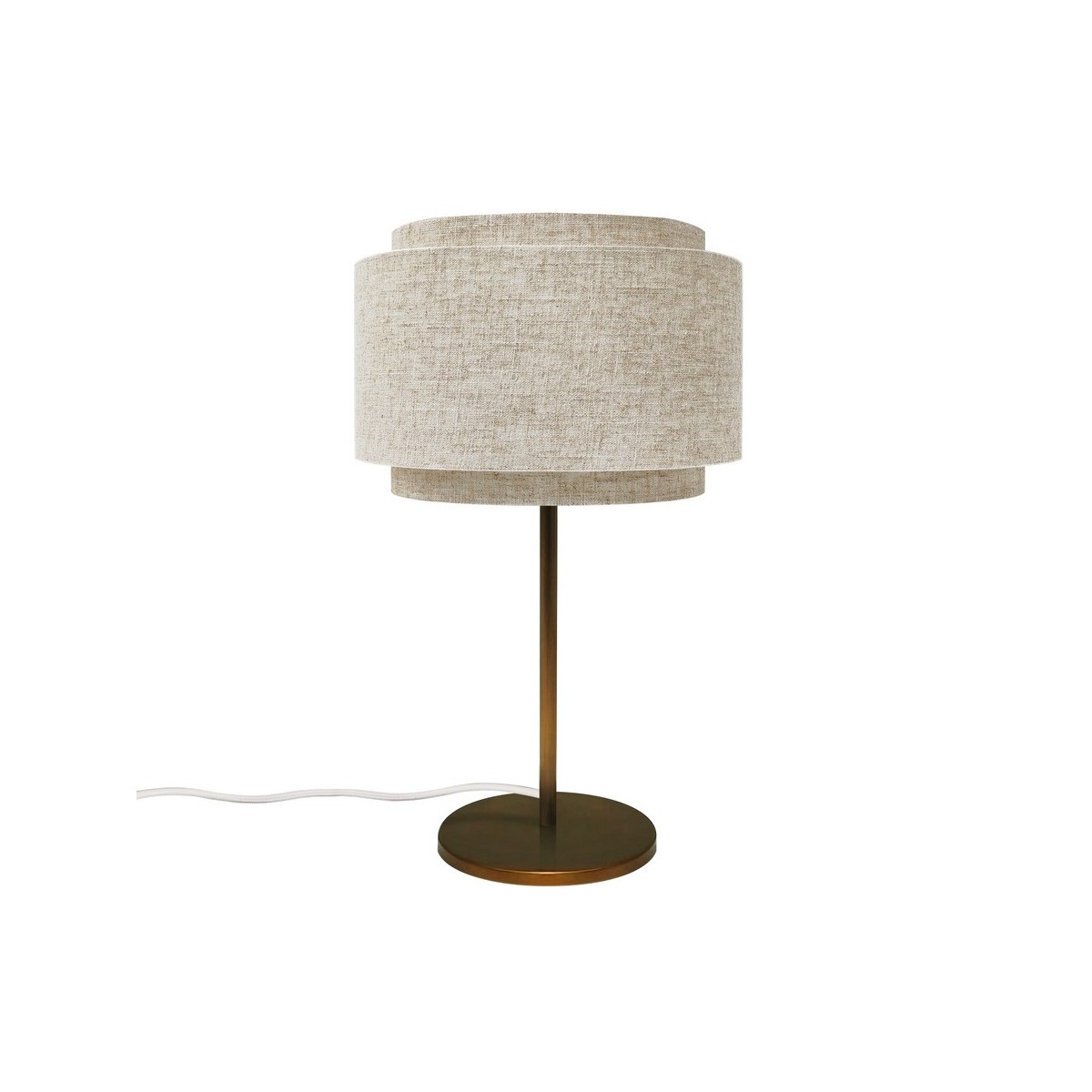 Lampe à poser TAKAI Textile Beige E27 - DESIGN FOR THE PEOPLE 2620015018 