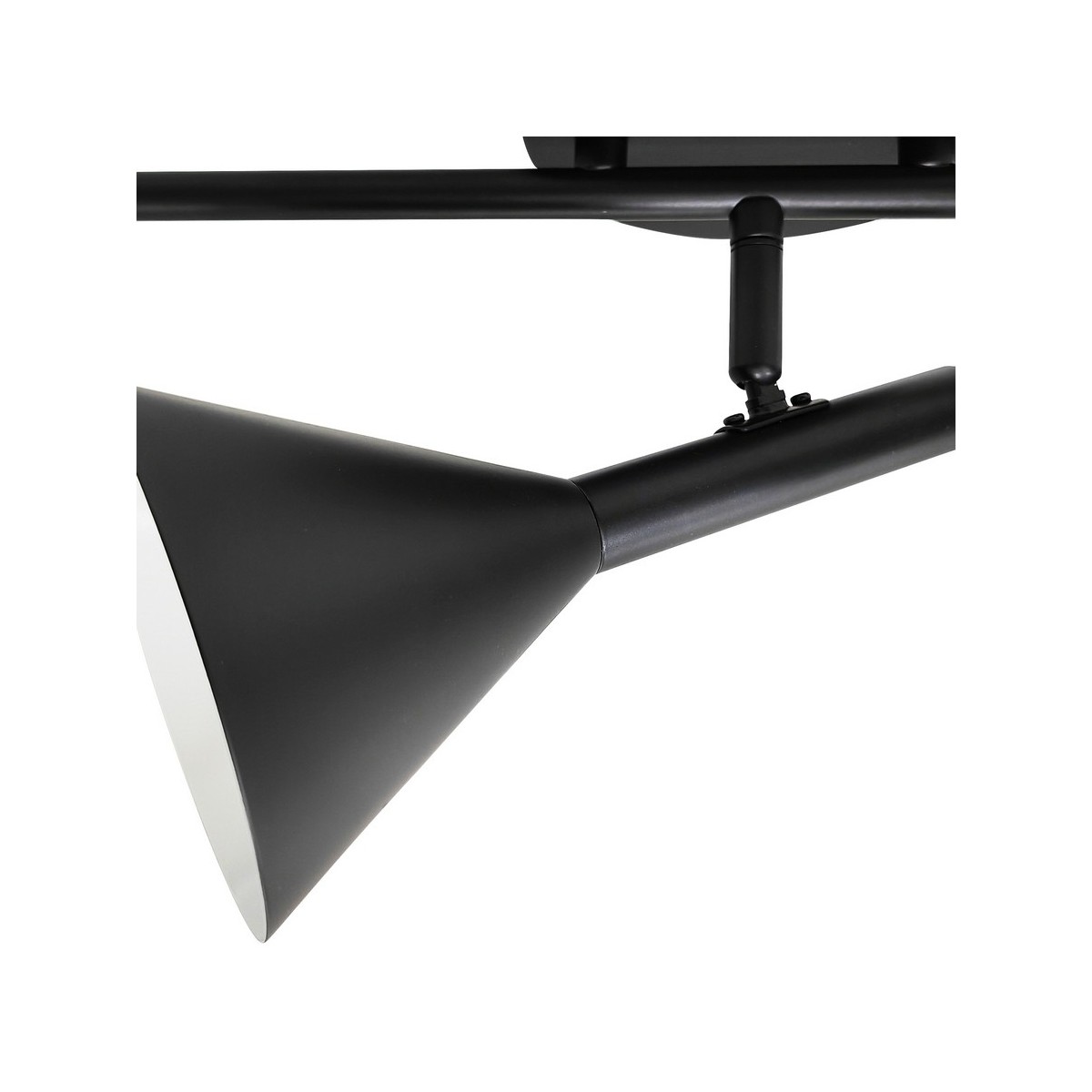 Plafonnier KELVIS 3 spot Métal Noir GU10 - NORDLUX 2612706003 