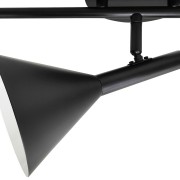 Plafonnier KELVIS 3 spot Métal Noir GU10 - NORDLUX 2612706003 