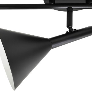 Plafonnier KELVIS 3 spot Métal Noir GU10 - NORDLUX 2612706003 