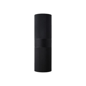Applique murale double KYKLOP Ripple Maxi Métal Noir E27 - NORDLUX 2618231003 