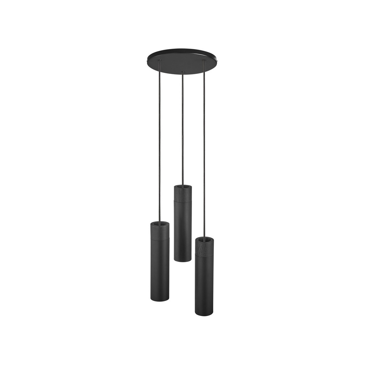 Suspension TILO X3 Métal Noir GU10 - NORDLUX 2410473003 