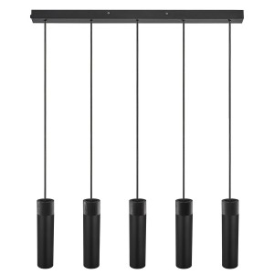 Suspension TILO X5 Métal Noir GU10 - NORDLUX 2410483003 