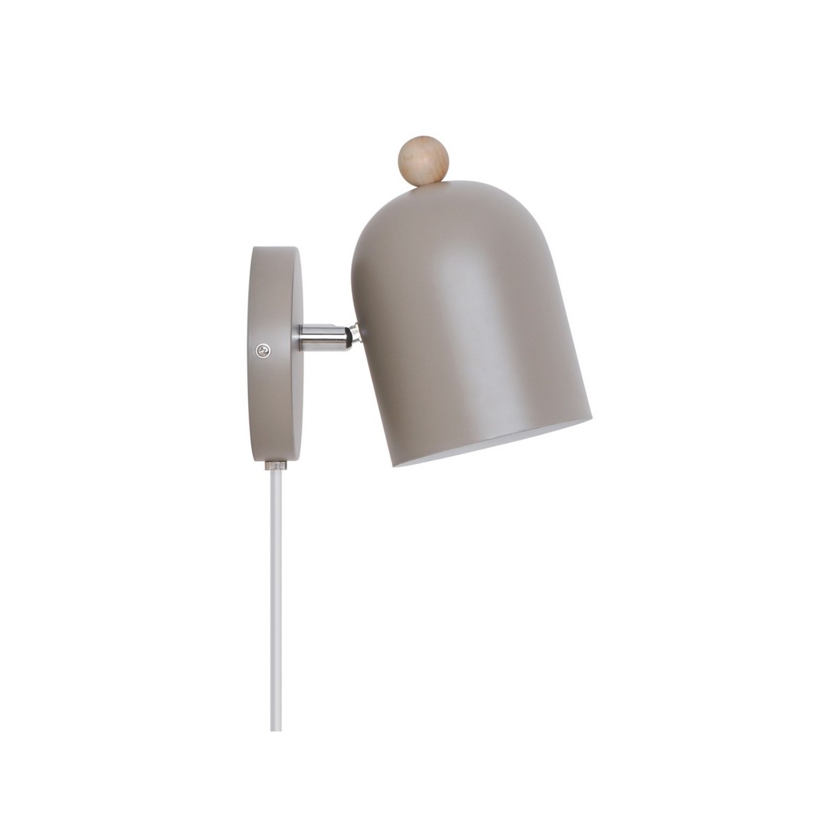 Applique murale GASTON Métal Marron clair E27 - NORDLUX 2412671018 