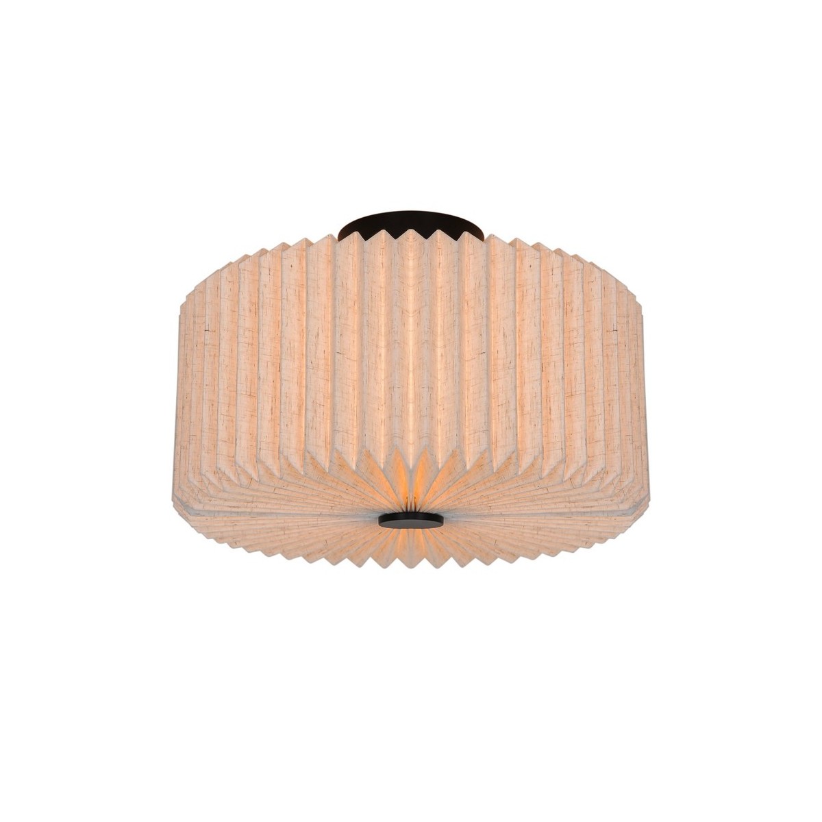 Plafonnier VIVIENNE Textile Noir E27 - NORDLUX 2612206003 