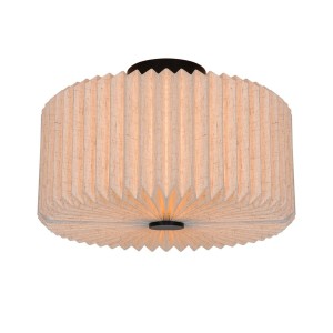 Plafonnier VIVIENNE Textile Noir E27 - NORDLUX 2612206003 