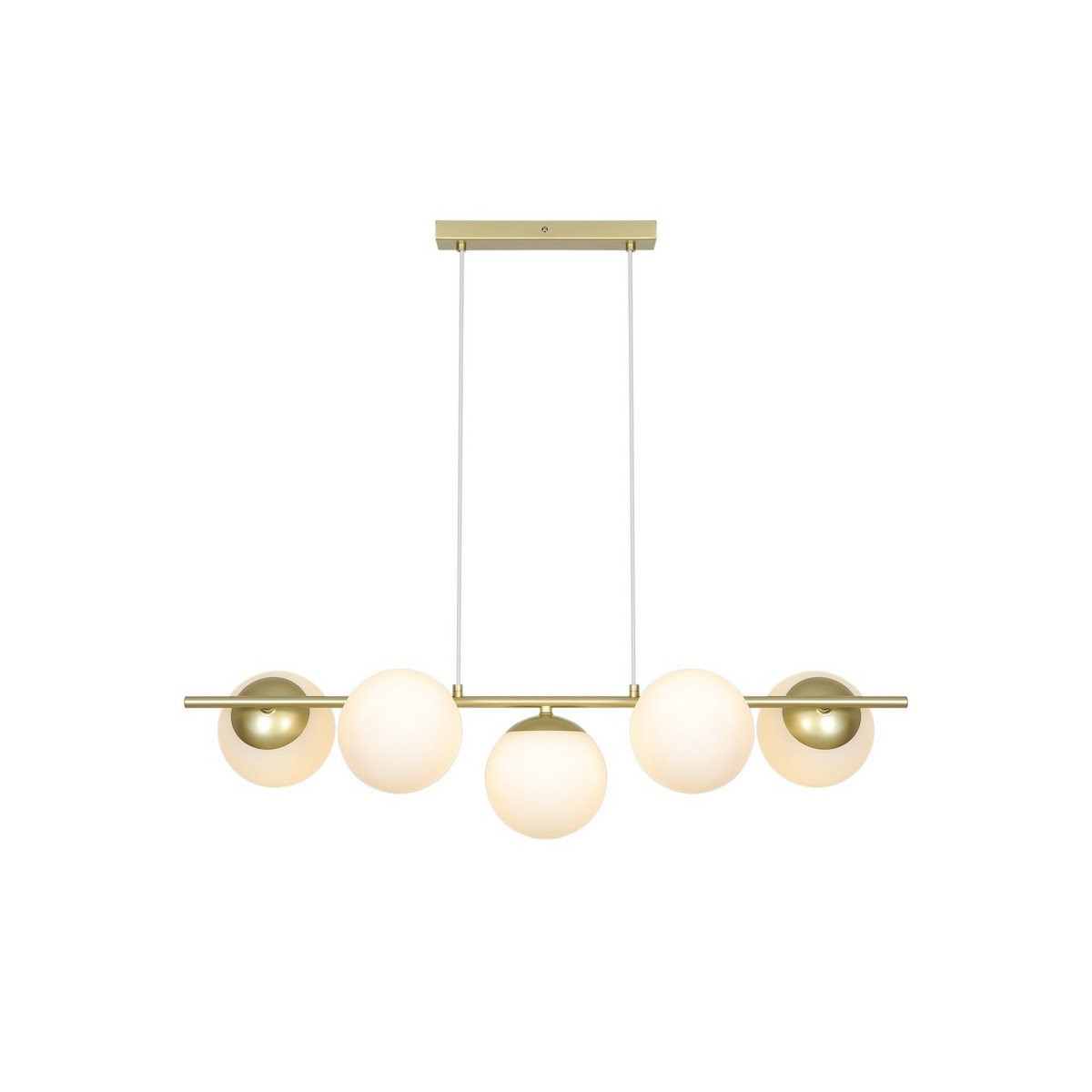Suspension LILLY 5 spot Métal Laiton E14 - NORDLUX 2612623035 