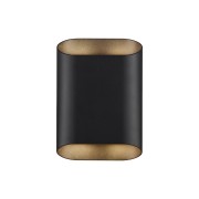 Applique murale double NICO 22 Round Maxi Métal Noir GU10 - NORDLUX 2618191003 