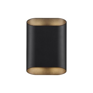Applique murale double NICO 22 Round Maxi Métal Noir GU10 - NORDLUX 2618191003 