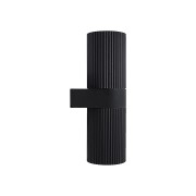 Applique murale double KYKLOP Ripple Maxi Métal Noir E27 - NORDLUX 2618231003 