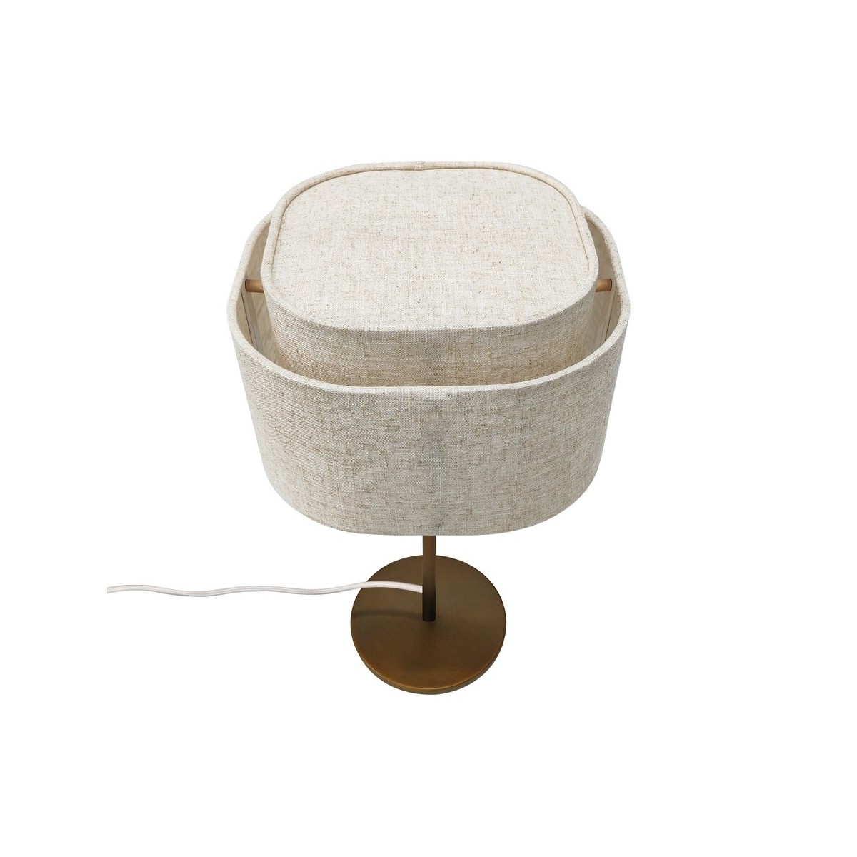 Lampe à poser TAKAI Textile Beige E27 - DESIGN FOR THE PEOPLE 2620015018 
