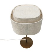 Lampe à poser TAKAI Textile Beige E27 - DESIGN FOR THE PEOPLE 2620015018 