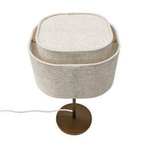 Lampe à poser TAKAI Textile Beige E27 - DESIGN FOR THE PEOPLE 2620015018 