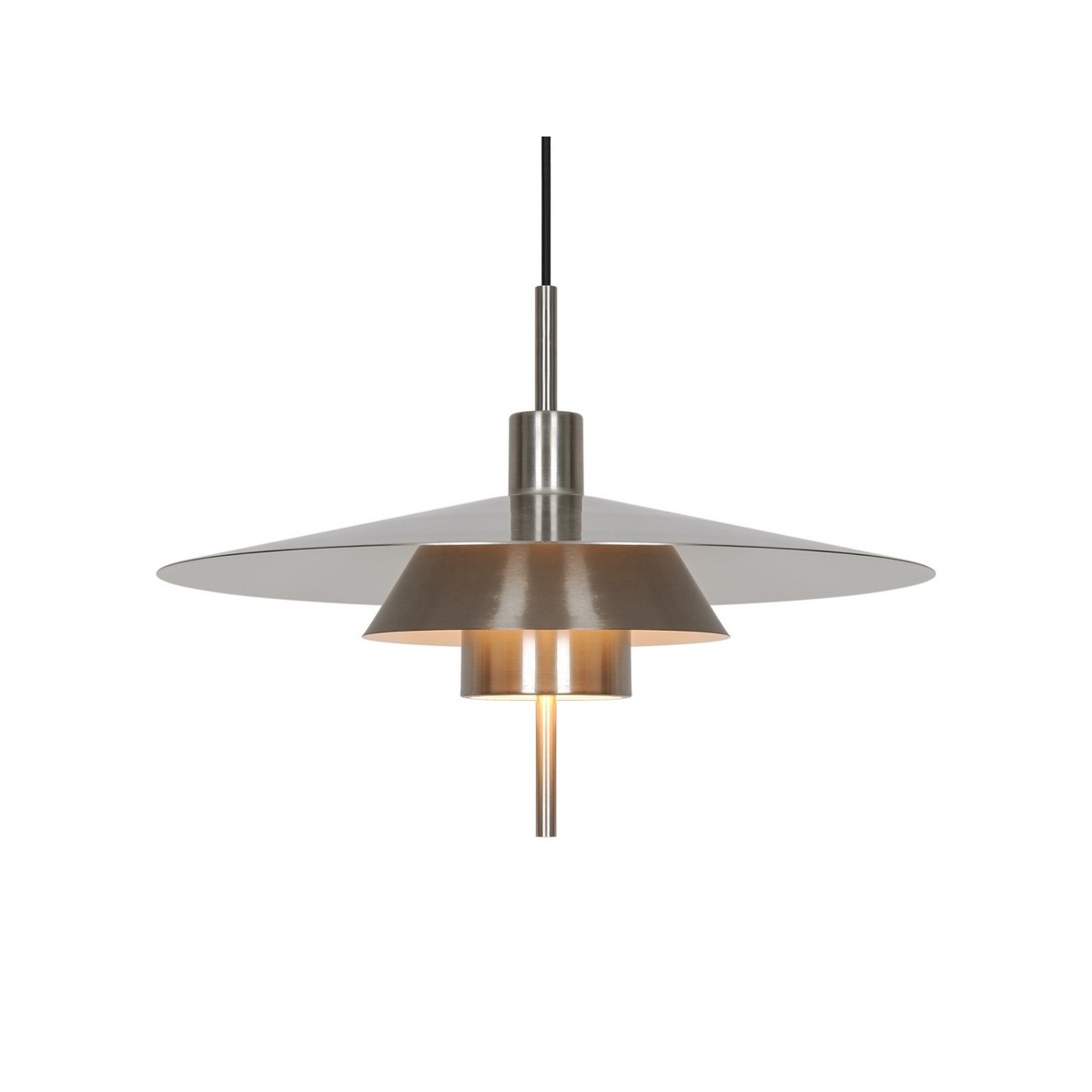 Suspension Latika Métal Chrome brossé E27 - DESIGN FOR THE PEOPLE 2620133033 