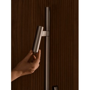 Lampadaire Makoto Aluminium Chrome satiné G9 - DESIGN FOR THE PEOPLE 2620094033 