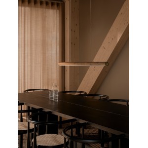 Suspension Akeno Bois Marron LED Intégré - DESIGN FOR THE PEOPLE 2620113014 