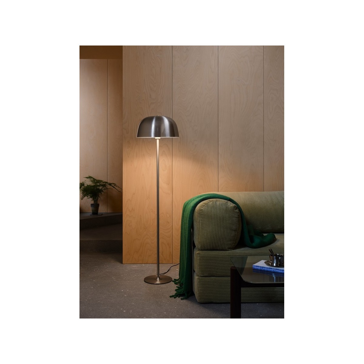 Lampadaire CERA Métal Acier brossé E27 - NORDLUX 2010244033 