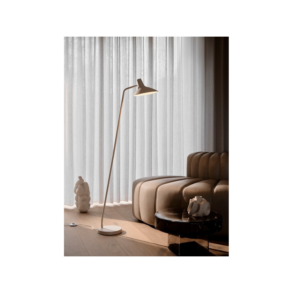 Lampadaire DARCI Métal Sablé E14 - DESIGN FOR THE PEOPLE 2120584008 