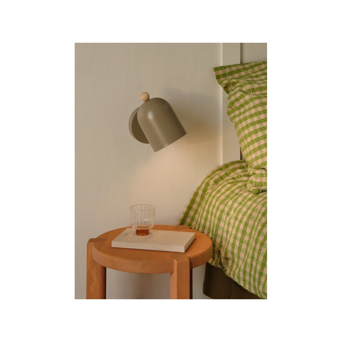 Applique murale GASTON Métal Marron clair E27 - NORDLUX 2412671018 