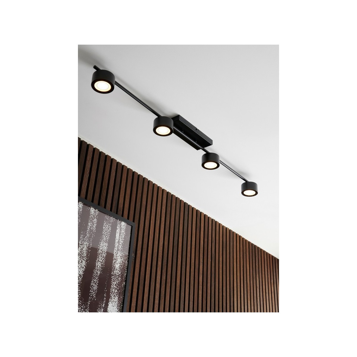 Spoterie CLYDE X4 V2 Métal Noir LED Module Inclus - NORDLUX 2512760103 