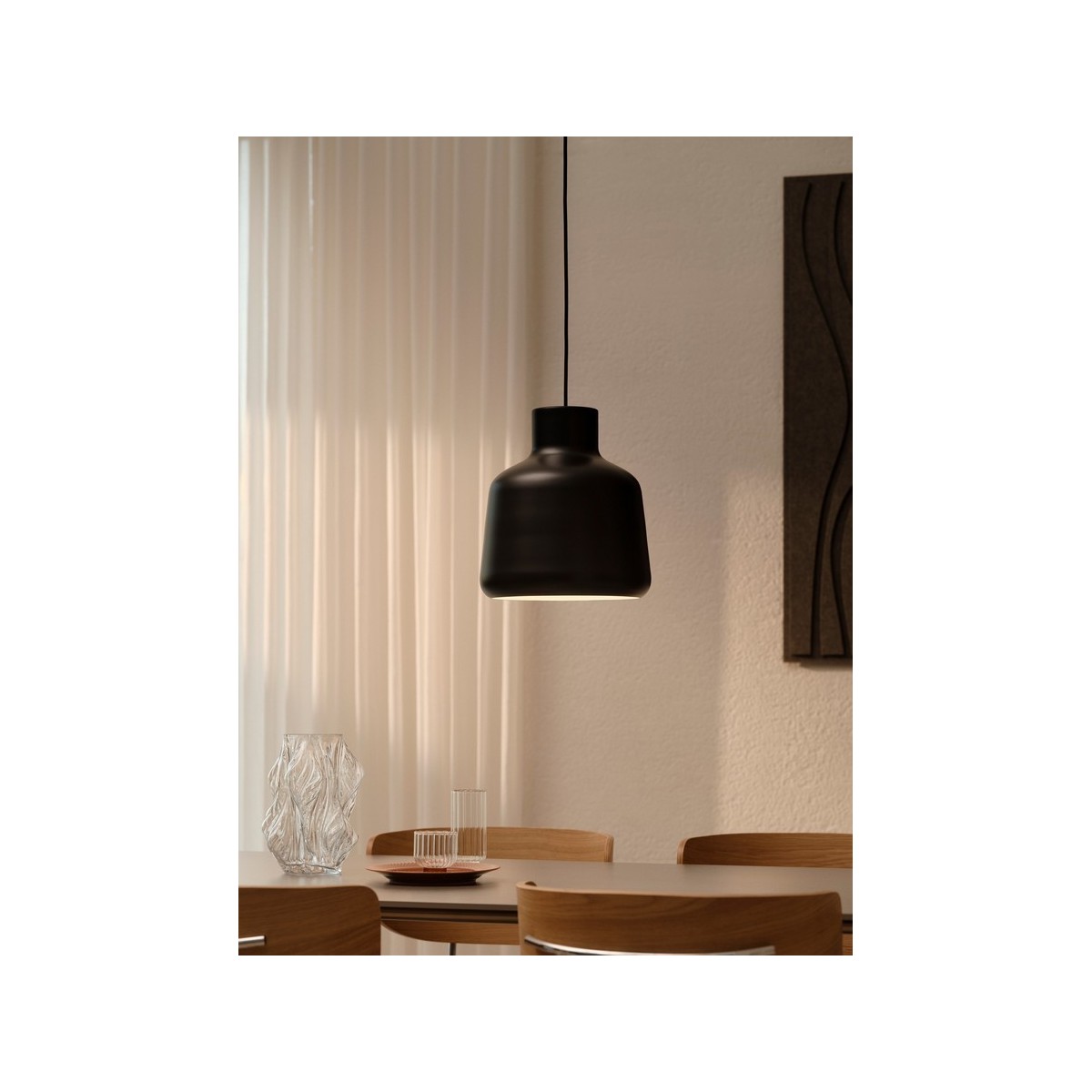 Suspension LOUELLA 30 Métal Noir E27 - NORDLUX 2612073003 