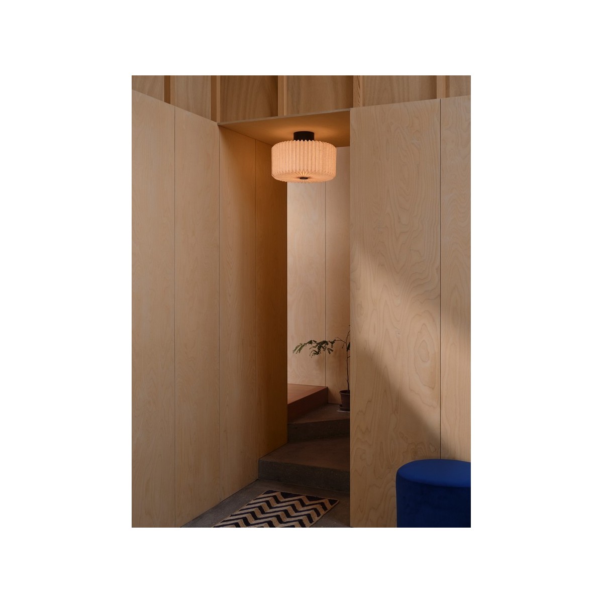 Plafonnier VIVIENNE Textile Noir E27 - NORDLUX 2612206003 