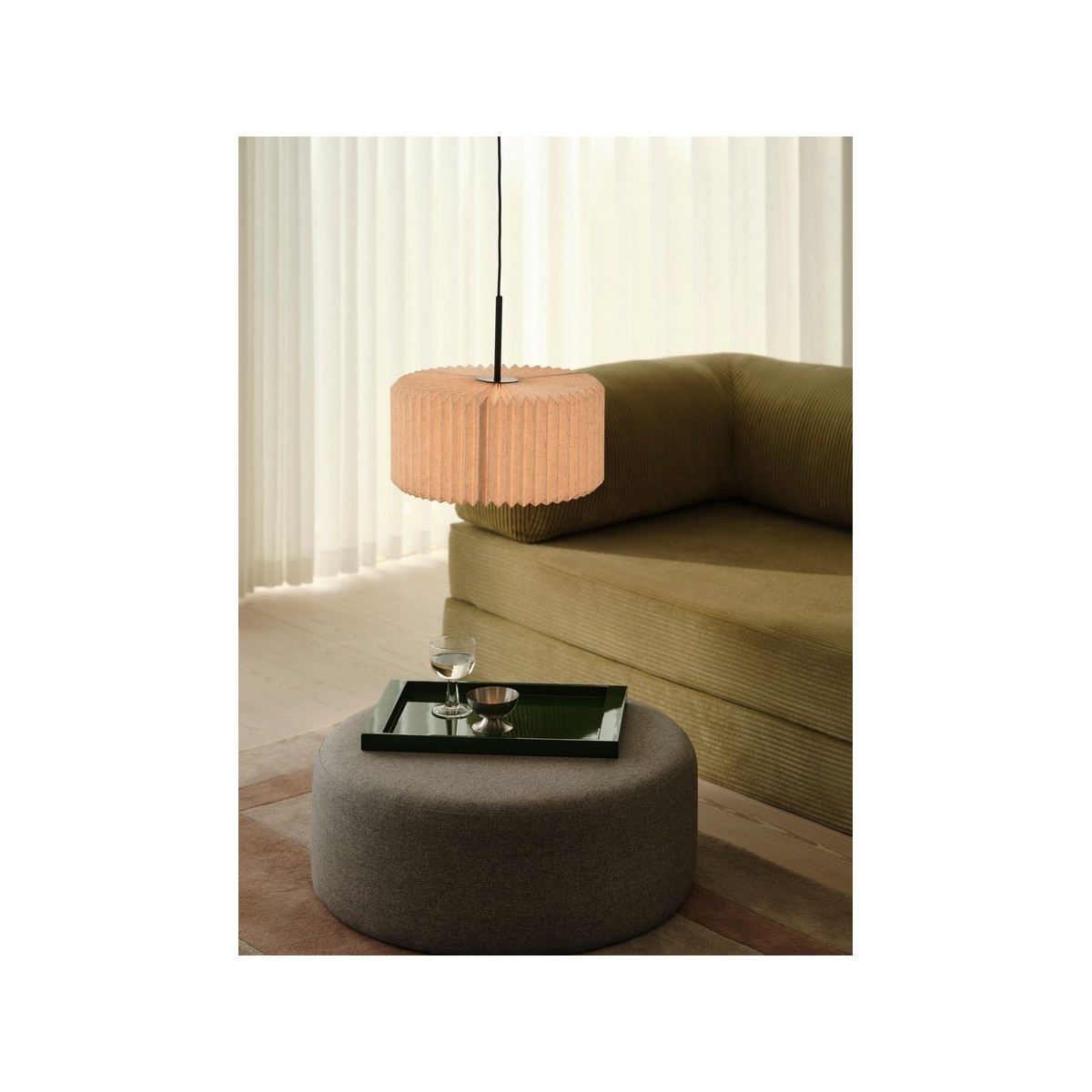 Suspension VIVIENNE 40 Textile Noir E27 - NORDLUX 2612223003 