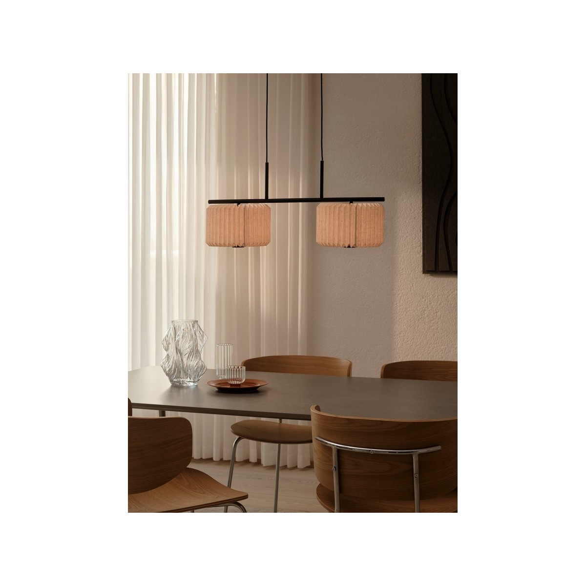 Suspension VIVIENNE Dual Textile Noir E27 - NORDLUX 2612243003 