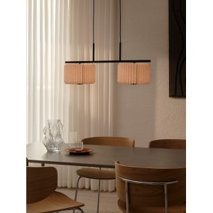 Suspension VIVIENNE Dual Textile Noir E27 - NORDLUX 2612243003 