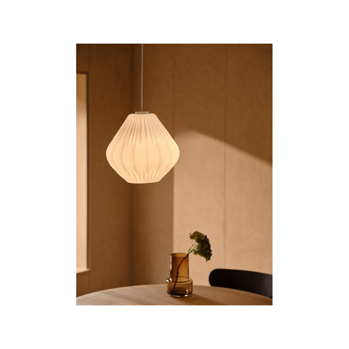 Suspension MALUCA Verrerie Opale E27 - NORDLUX 2612343001 