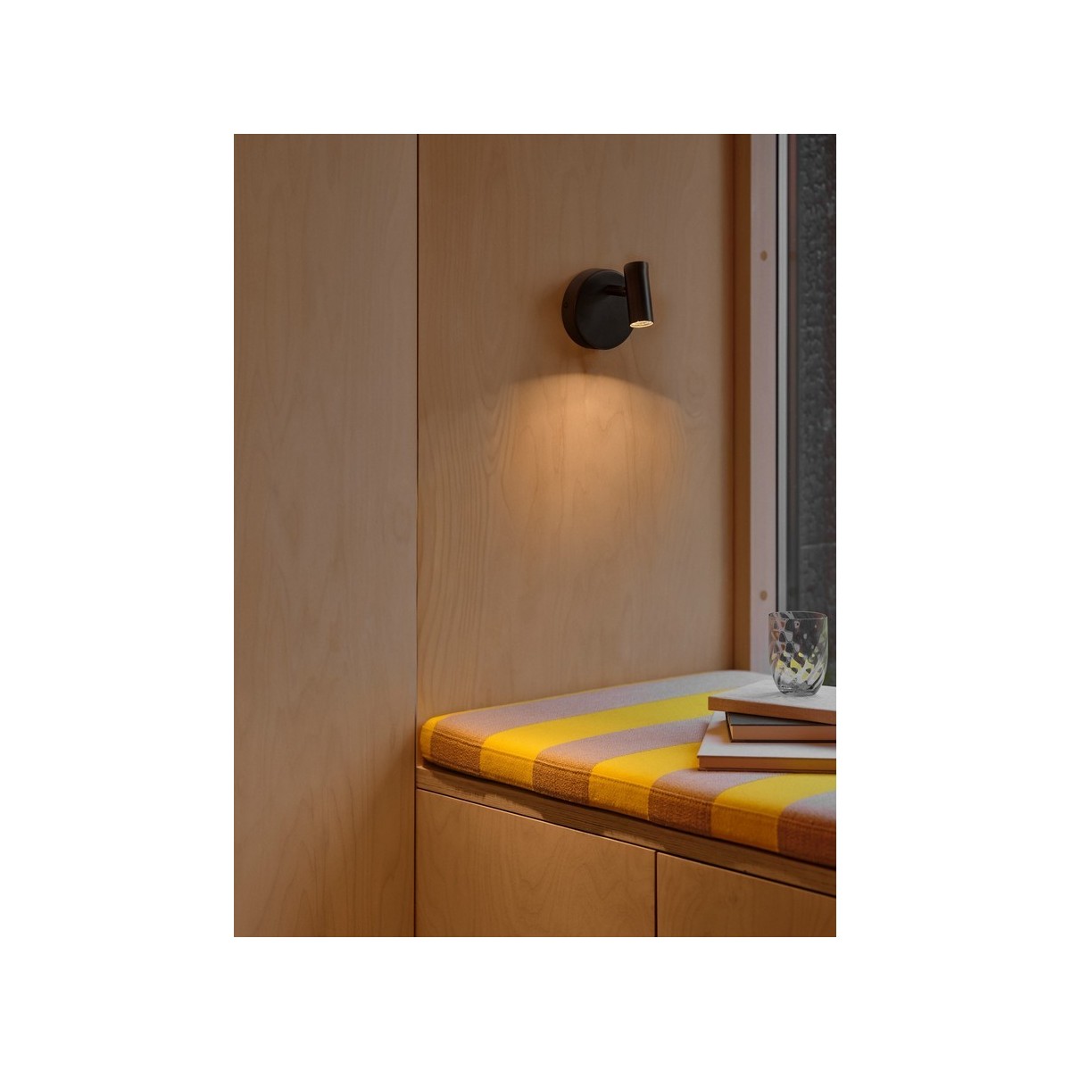 Applique murale OMARI Round Métal Noir LED Intégré - NORDLUX 2612501003 