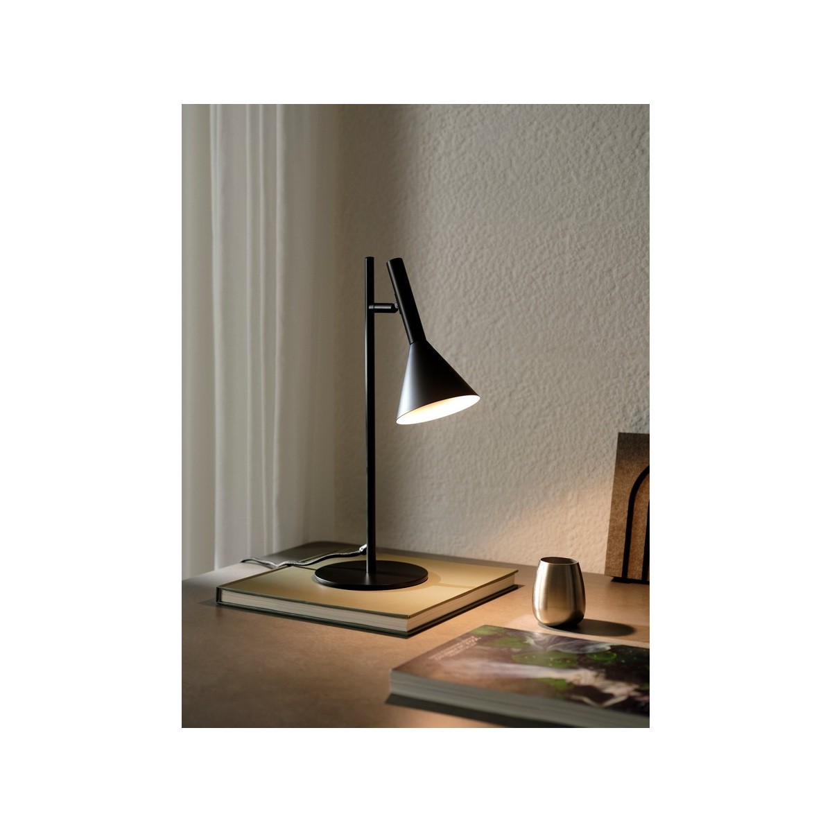 Lampe à poser KELVIS Métal Noir GU10 - NORDLUX 2612765003 