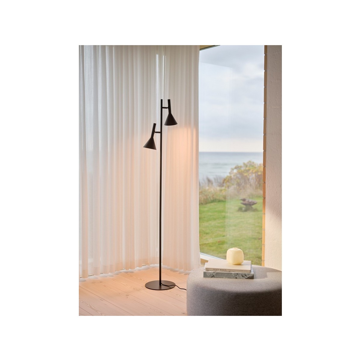 Lampadaire KELVIS Métal Noir GU10 - NORDLUX 2612784003 