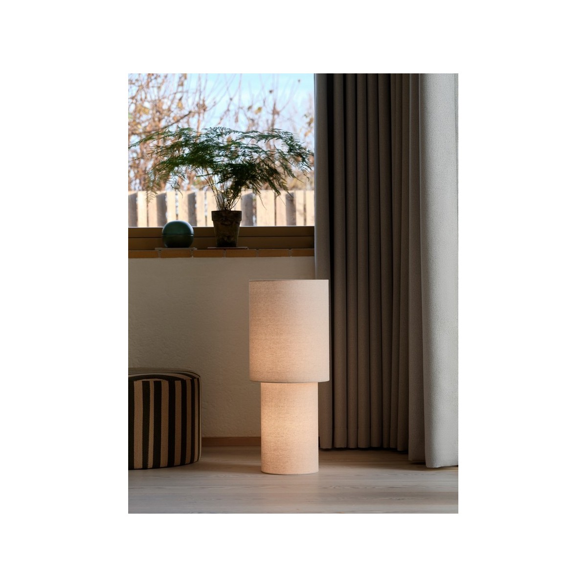 Lampadaire IZARA 60 Textile Beige E27 - NORDLUX 2612904009 