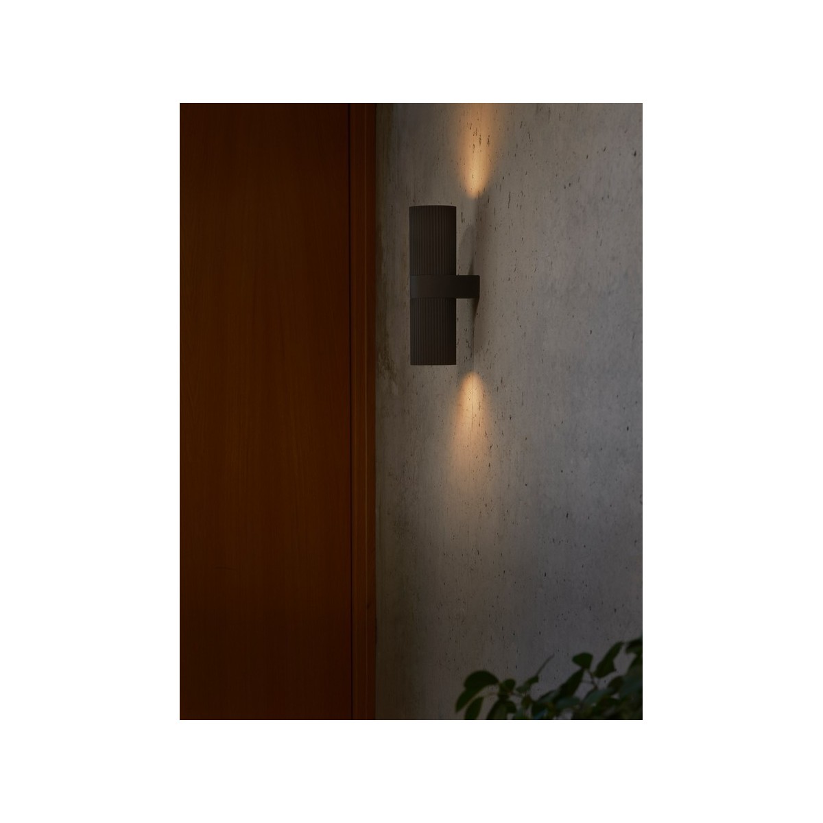 Applique murale double KYKLOP Ripple Maxi Métal Noir E27 - NORDLUX 2618231003 