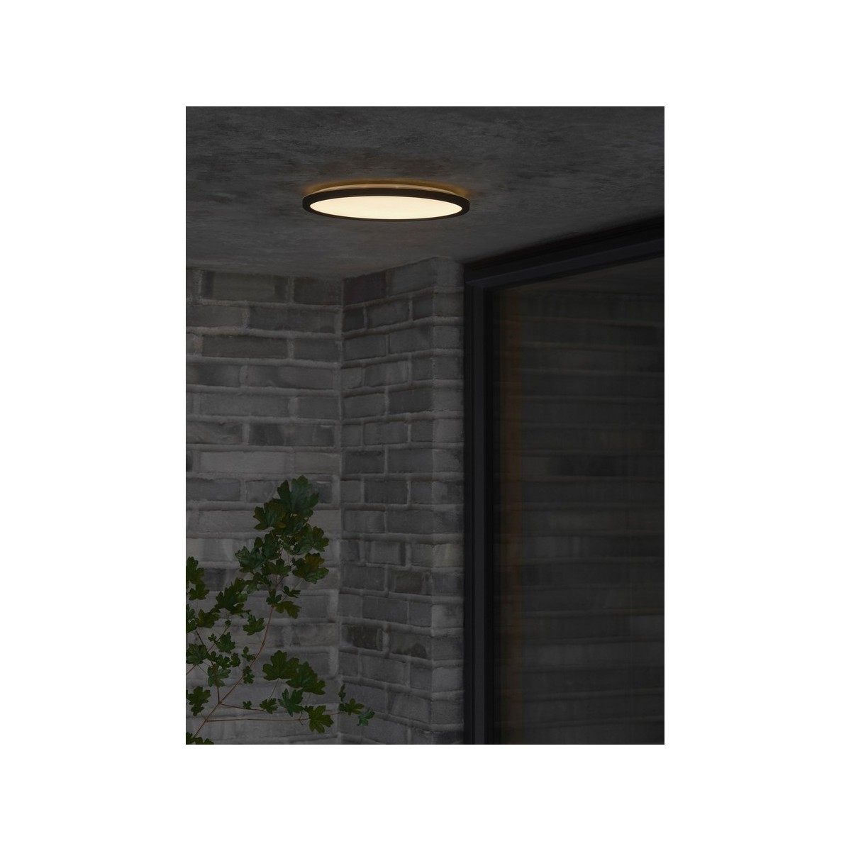 Plafonnier OJA 29 Outdoor Round plastique Noir LED Intégré - NORDLUX 2618256103 