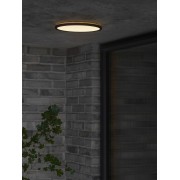 Plafonnier OJA 29 Outdoor Round plastique Noir LED Intégré - NORDLUX 2618256103 