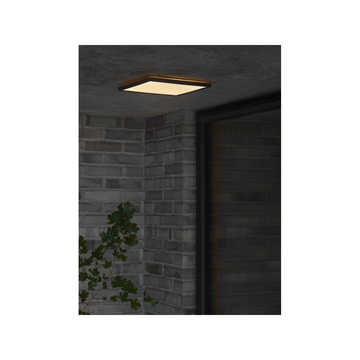 Plafonnier OJA 29 Outdoor Square plastique Noir LED Intégré - NORDLUX 2618356103 