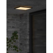 Plafonnier OJA 29 Outdoor Square plastique Noir LED Intégré - NORDLUX 2618356103 