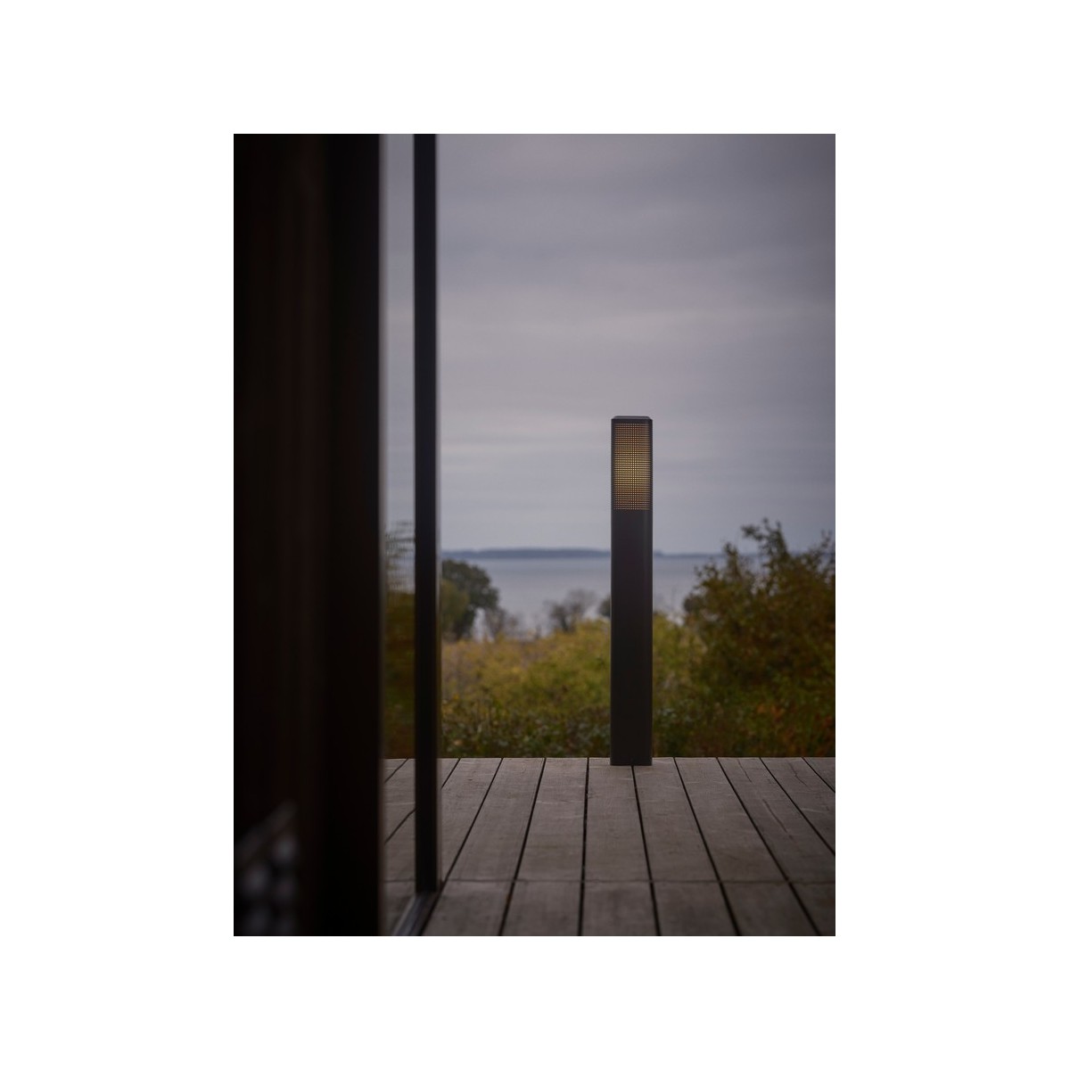 Potelet Sidara 95 Aluminium Seaside noir E27 - NORDLUX 2618468203 
