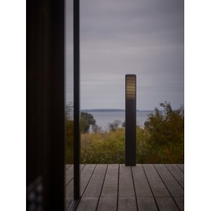 Potelet Sidara 95 Aluminium Seaside noir E27 - NORDLUX 2618468203 