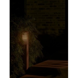 Potelet Sidara 95 Aluminium Seaside marron metallise E27 - NORDLUX 2618468218 