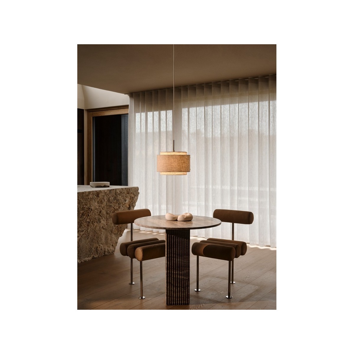 Suspension TAKAI 30 Textile Beige E27 - DESIGN FOR THE PEOPLE 2620003018 