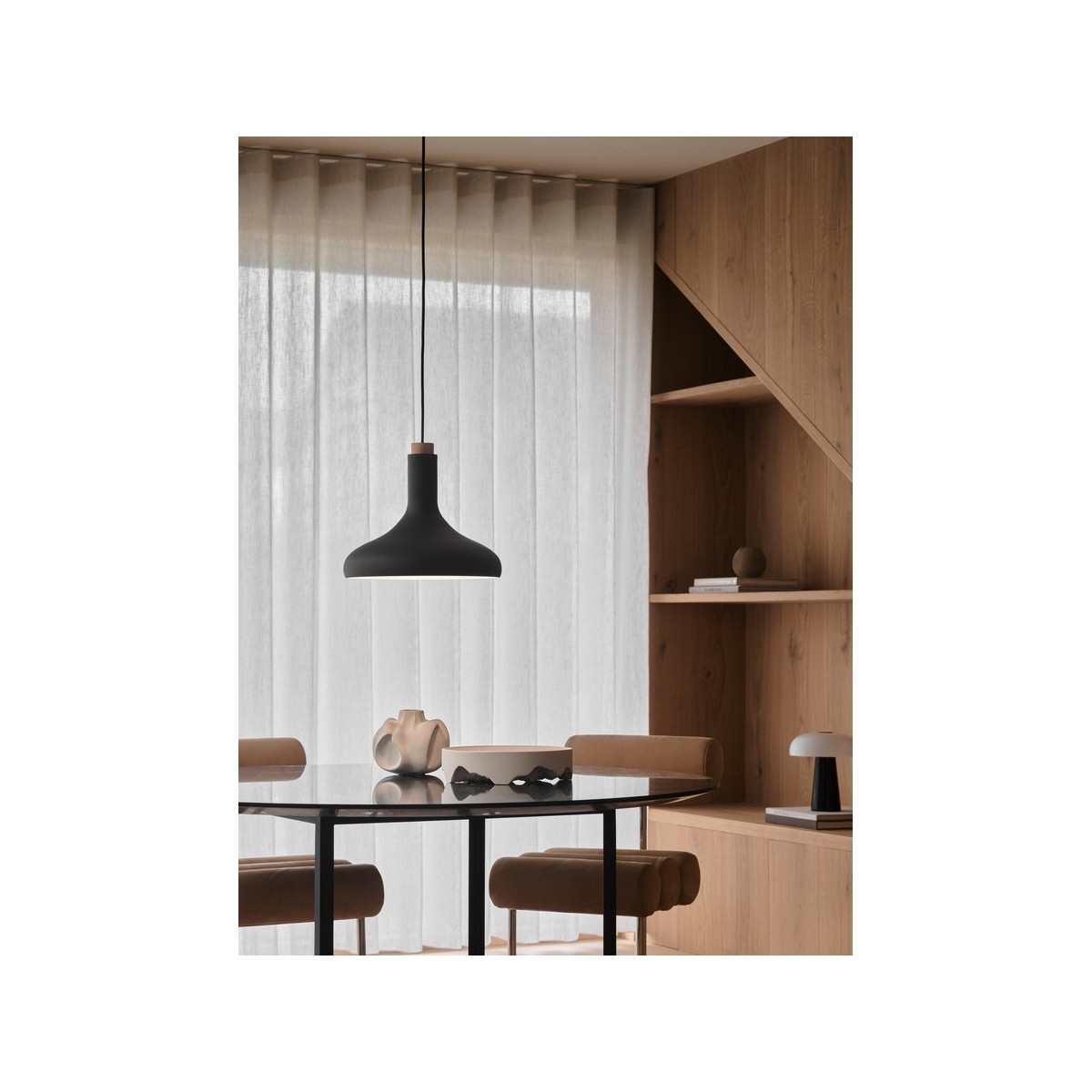 Suspension FUJI Métal Noir E27 - DESIGN FOR THE PEOPLE 2620153003 