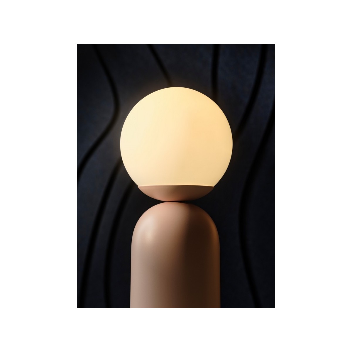 Lampe à poser NOTTI Métal Rose poudré E14 - NORDLUX 2011035057 