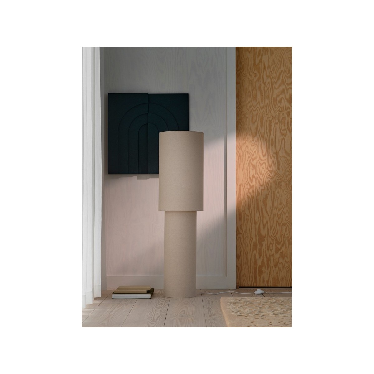 Lampadaire IZARA 110 Textile Beige E27 - NORDLUX 2612924009 
