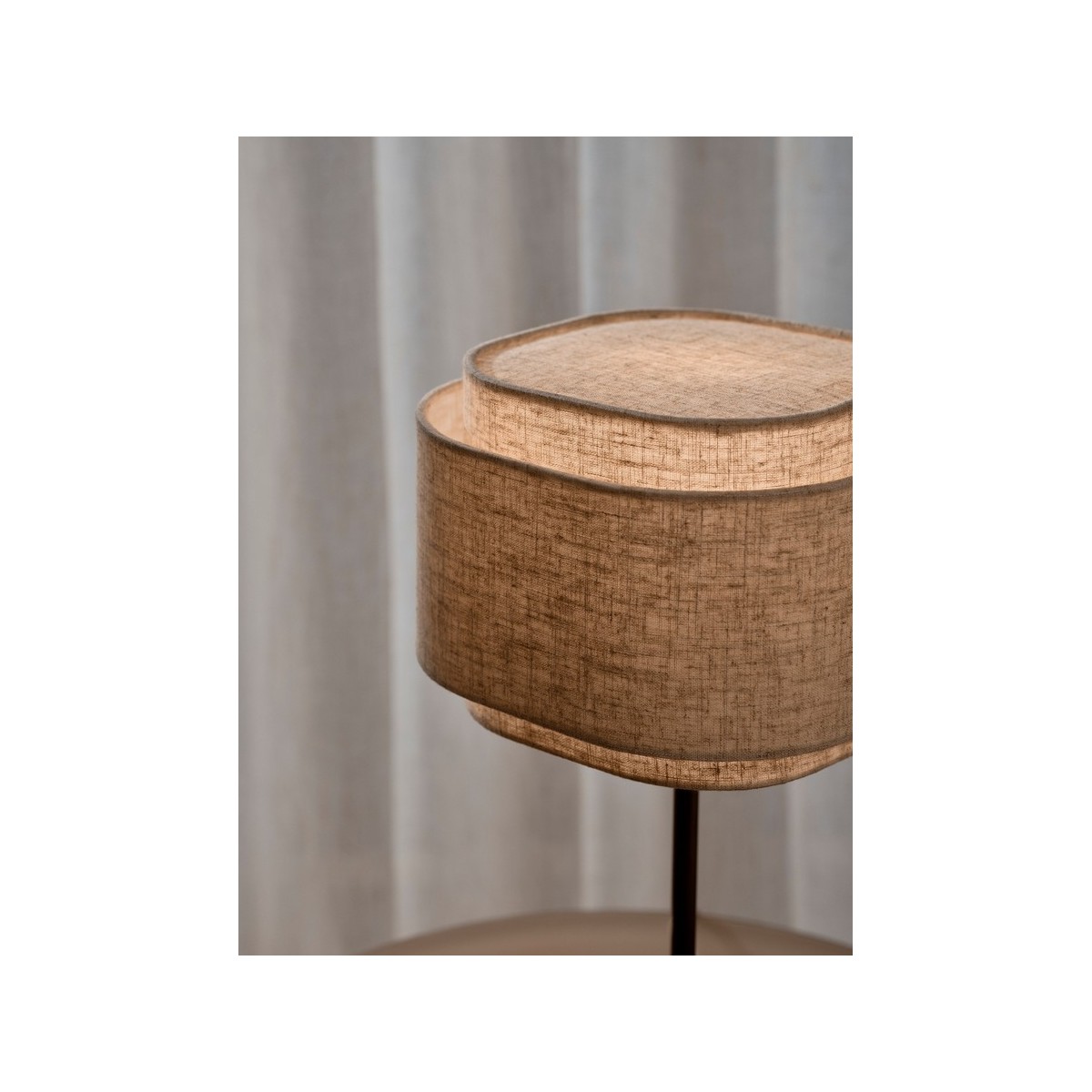 Lampe à poser TAKAI Textile Beige E27 - DESIGN FOR THE PEOPLE 2620015018 