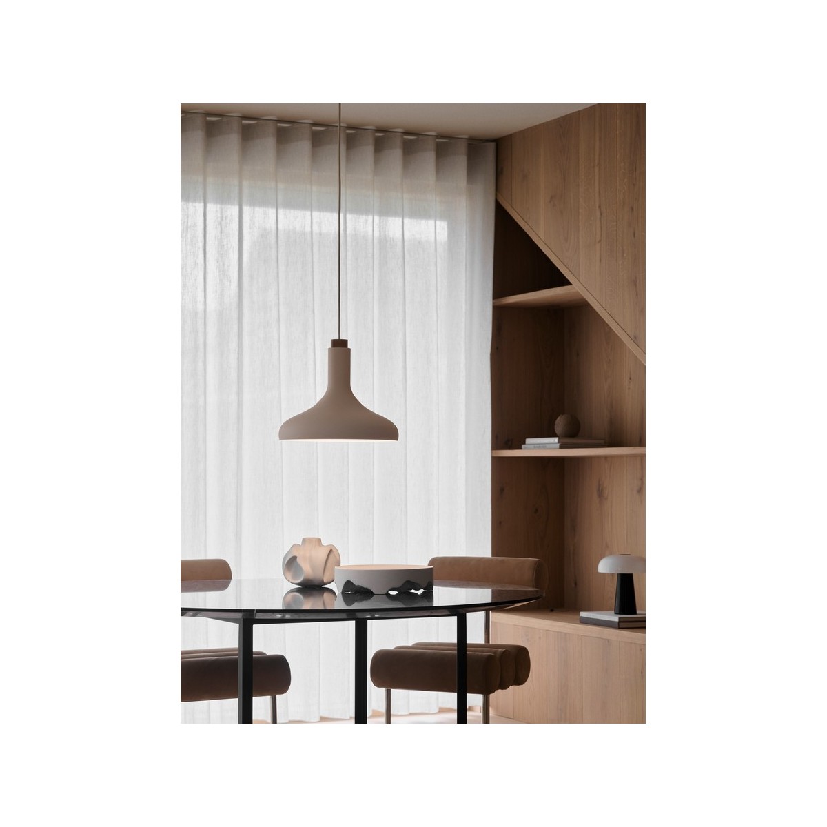 Suspension FUJI Métal Beige E27 - DESIGN FOR THE PEOPLE 2620153009 