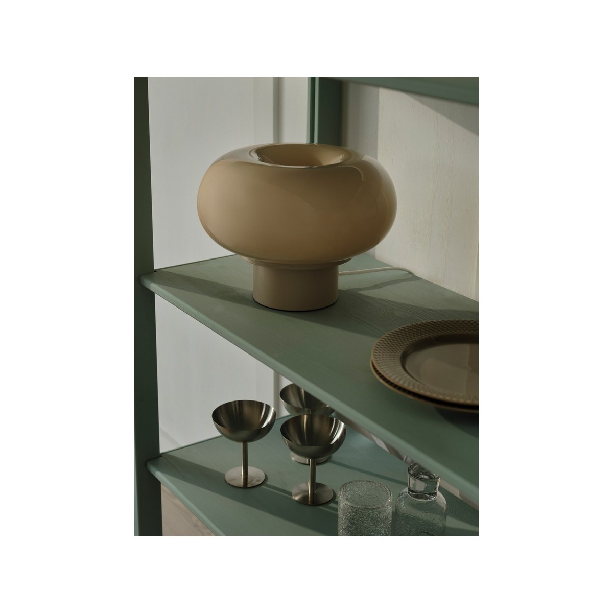 Lampe à poser MALTI Verrerie Beige E27 - NORDLUX 2612825009 